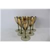 Image 2 : (6) Unmarked Reflective Like Wine Glasses- All As Is