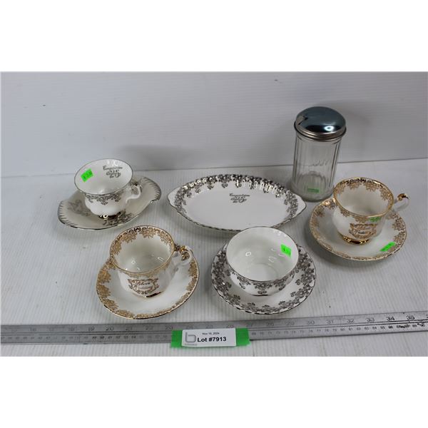 Various Dishes/ Cup And Saucers , Royal Albert, Paragon, Misc.