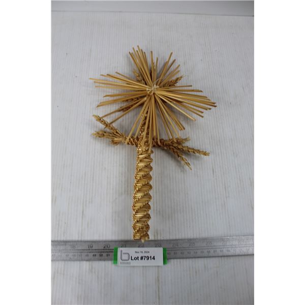 Hand Made Weaved Wheat Home Decor Piece