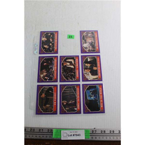 (8) The Addams Family Cards ; 1991 Paramount Pictures