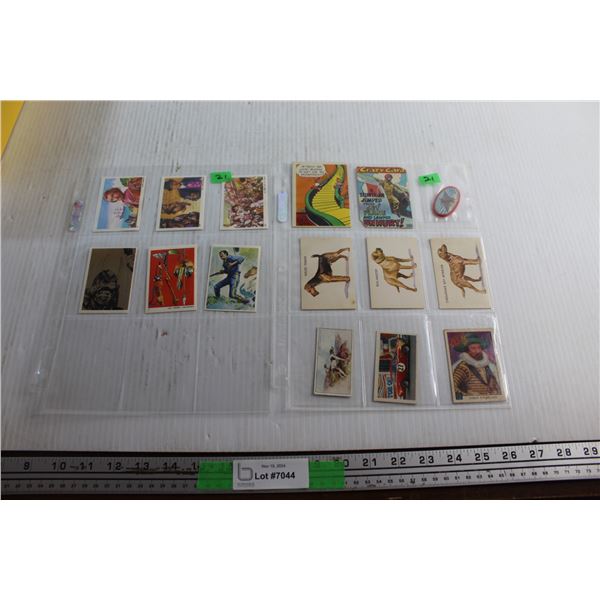 Vintage Tobacco, Gum & Cereal Cards - Dogs, Explorers, Westerns and Cars