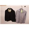 Image 1 : (2) Medium men's dress shirt and men's zip up sweater