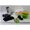 Image 1 : 3 shoe racks, 5 cups, 3 sets of gloves, 1 pair socks, McDonald's Happy Meal container