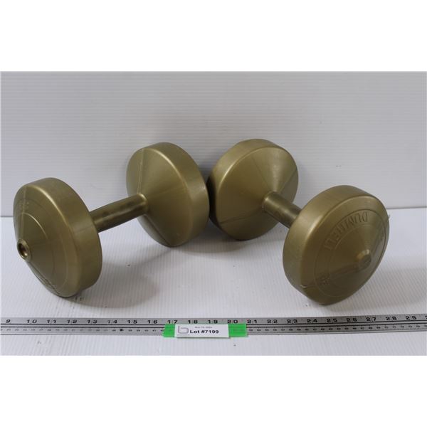 10 Lb Dumbbells, some wear