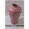 Image 1 : Pink ceramic vase 11" high - some wear