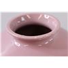 Image 4 : Pink ceramic vase 11" high - some wear