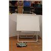 Image 1 : * Folding Drafting Table/ Art Easel w/ Drafting Items (Rulers, Stencils, Misc.)- 47" x 42"