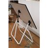 Image 3 : * Folding Drafting Table/ Art Easel w/ Drafting Items (Rulers, Stencils, Misc.)- 47" x 42"