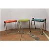 Image 1 : * (3) Stacking Stools - 18" x 16" x 12" - Some Wear