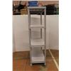 Image 2 : * Four Tier Plastic Shelving Unit - 52" x 27.5" x 15" - Some Wear