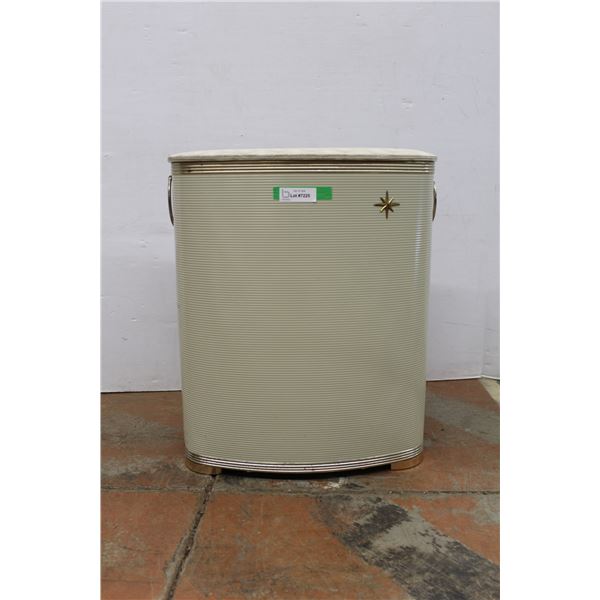 * Vintage Laundry Hamper - Some Wear - 25" x 21" x 13"