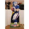 Image 1 : * New York Giants Football Pepsi Cardboard Advertisement Cut Out - 72" Tall