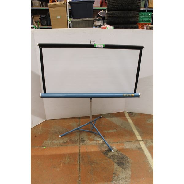 * Adjustable & Folding Da-Lite Projector Screen - 44" Long