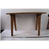Image 1 : Custom Built Wood Bench - 18" x 28" x 11"Deep - As is