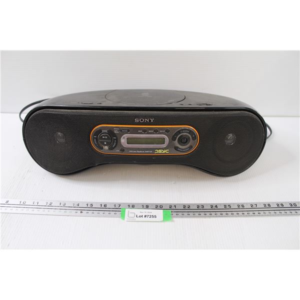 Sony 25-SN10 Radio with CD and Mp3 - Powers On