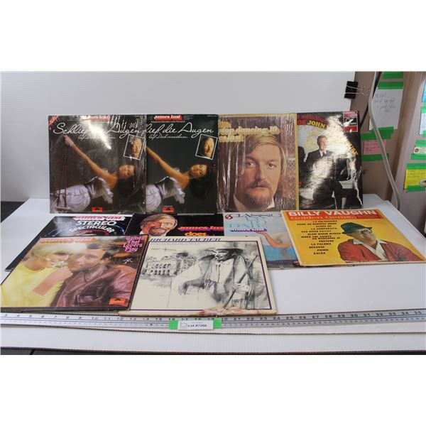 (10) Records: James Last, Richard Tauber, John Woodhouse, Misc.