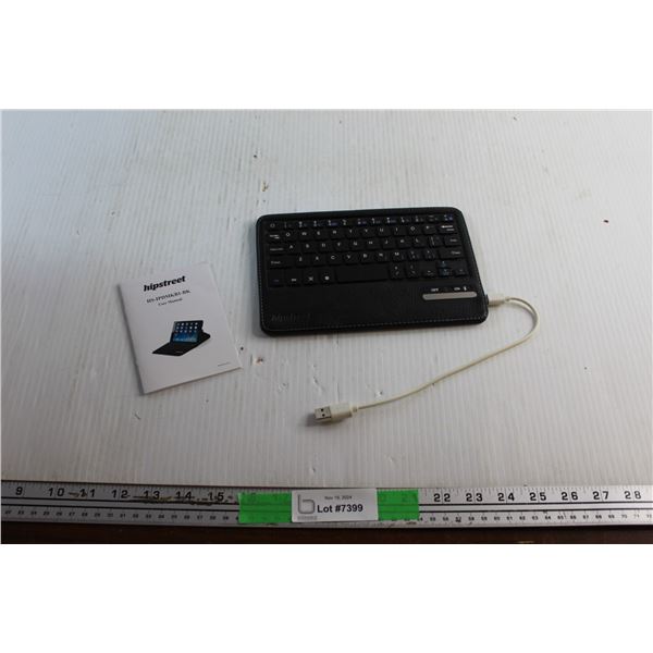 Hipstreet Bluetooth Wireless iPad Keyboard with a Charging Cord - As Is