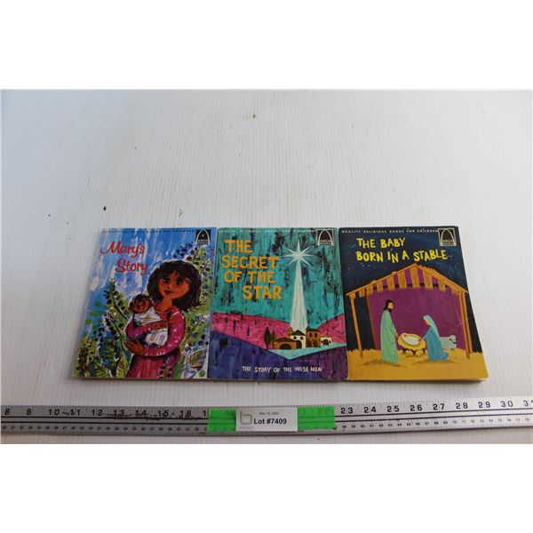(3) Kids Books - Mary's Story, The Secret of the Star and The Baby Born in a Stable