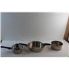 Image 6 : (3) Aluminium Pots and (1) Lid