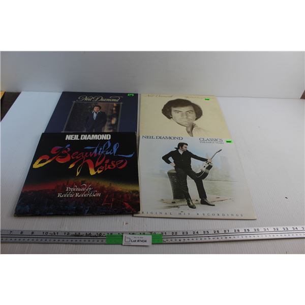 (4) Neil Diamond Vinyl Records