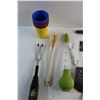Image 6 : Spatula, Cheese Greater, Cups, Can Opener, Wine Opener, Measuring Spoons and Misc.