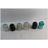 Image 4 : (6) Glass Insulators