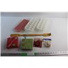 Image 1 : Back Scratcher, Ice Cube Trays, Napkins, Cork Collection and Picture Wire