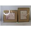 Image 1 : (2) Hana Framed Artworks - 15" x 18"