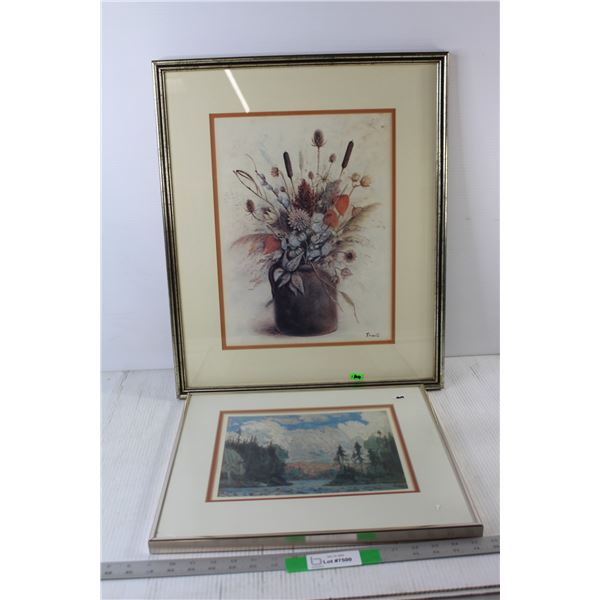 Nature Art - 17" x 15", Trinite Floral Art - 19" x 23"