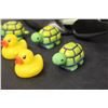 Image 2 : (3) Rubber Ducks and Turtles, Shoe Filler