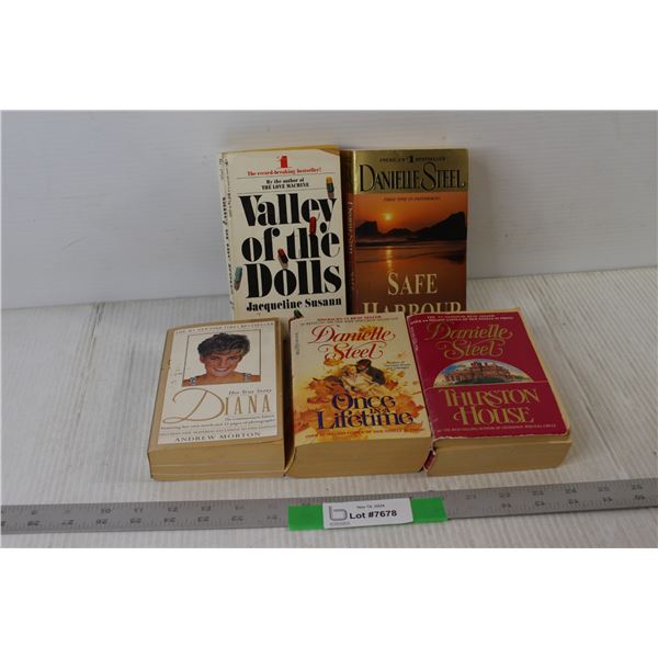 (5) Books - Valley Of The Dolls, Safe Harbour, Once In a Lifetime, etc.