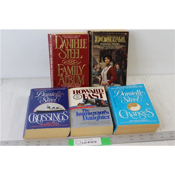 (5) Books - Changes, The Immigrants Daughter, Domina, etc.