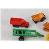 Image 2 : (3) Toy Die Cast Cars, (5) Construction Vehicles, (3) Trailers