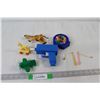 7684  Fish Toy, Water Gun, Giraffe Toy,