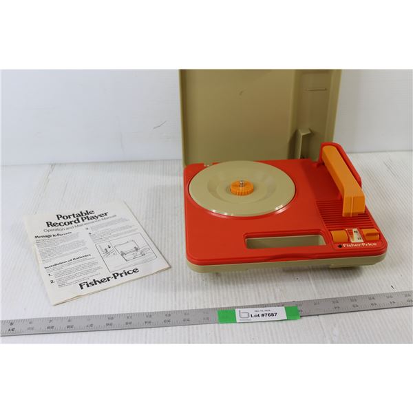 Fisher Price Portable record Player - As Is