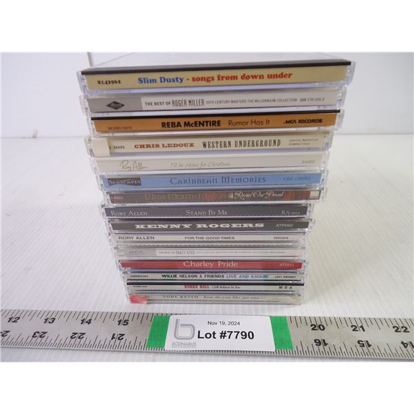 (15) CD's (Toby Keith, Charley Pride, Vince Gill, Kenny Rodgers and more)