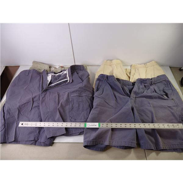 (4) Pairs of Men's Shorts-the first two pictured are Size 36 and the second two are size 38