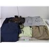 Assorted Clothing-Shorts, Tank Top, Garment Bag, Purse