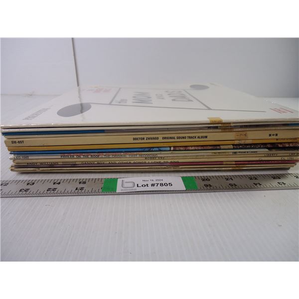 (15) Records-D-Drifters, Peter Hnatiuk, Dr Zhivago, Perry Como, Frank Yankovic