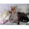 (4) Handbag/Purse, Angel Veils and Nightgown