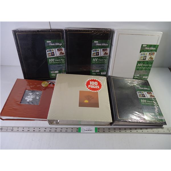 (6) Photo Albums (sealed)