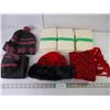 Image 1 : (6) Pillowcases and (2) Toques, Mitts Scarves