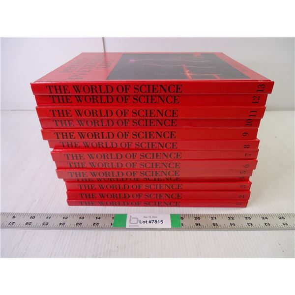 (13) Volumes of World of science hardcover books