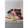 Image 1 : Hammer Peg Toy, Toy Phone - Tested Powers On, Toy Truck, Toy Tea Set, Misc.