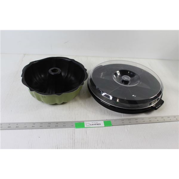 Divided Food Tray, Bundt Pan
