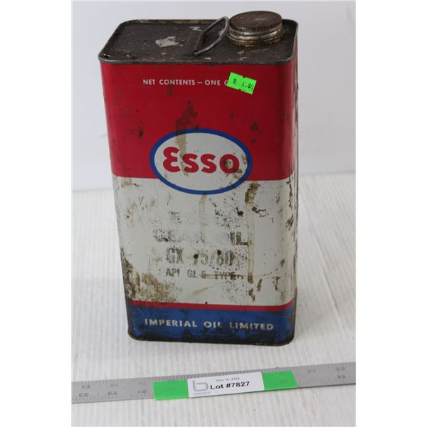 Esso Oil Can - Empty