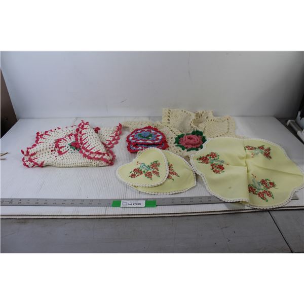 Dresser Top Doily, (7) Doilies