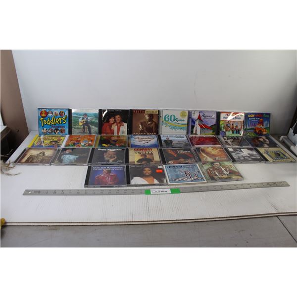 (30) CD's - Loretta and Conway, Kyle Williams, Carl Perkins