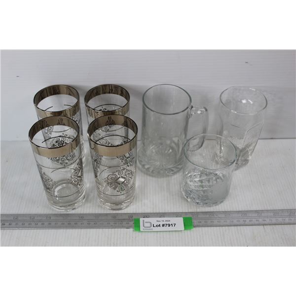 (7) Various Unmarked Drinking Glasses/ Cups