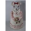 Image 2 : House Of Lloyd 1990 Mouse Cookie Jar By Montgomery Ward & Co.- As Is